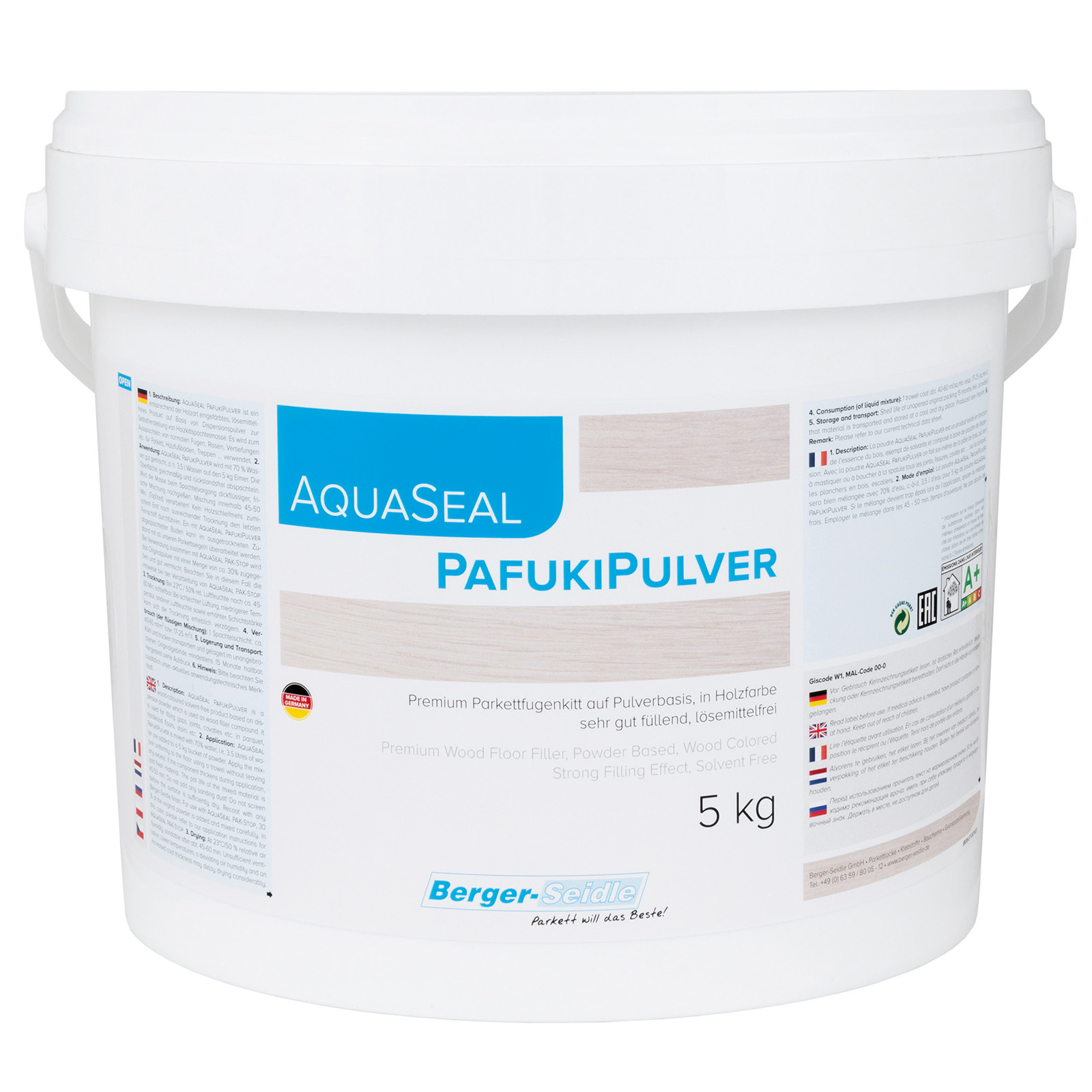 Berger-Seidle AquaSeal Pafuki Pulver - Farbe Eiche Kaufen